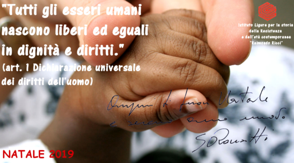 Auguri di buon Natale e sereno anno nuovo