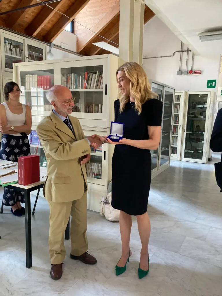 ILSREC visita Sindaca di Genova stretta di mano Salis Ronzitti