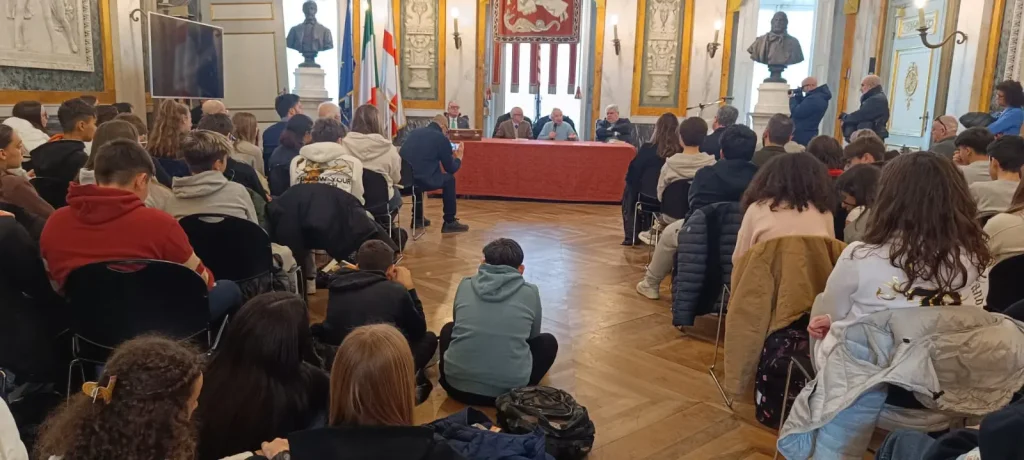 16 gennaio 2025 Gilberto Salmoni Palazzo Tursi Conferenza studenti 7