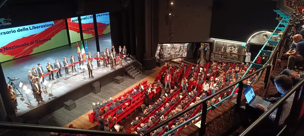 25 Aprile 2025 Progetto D'ORO Il sesto senso partigiano Teatro Nazionale Genova 8