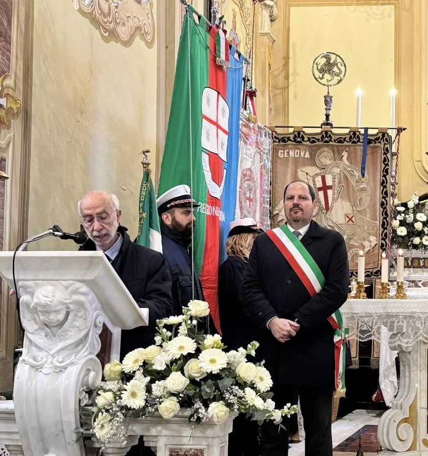 Commemorazione Martiri di Cravasco 15 Marzo 2026 Presidente ILSREC Giacomo Ronzitti