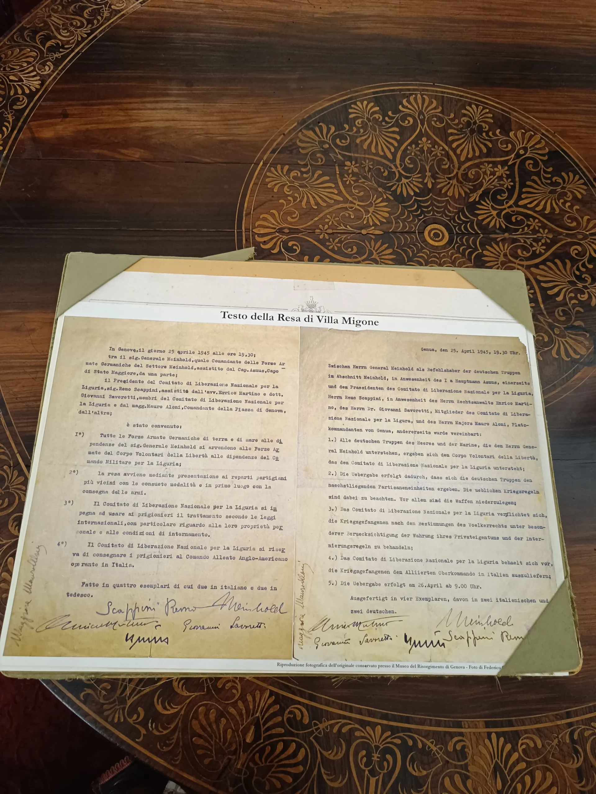 Copertina 23 Aprile 2026 La firma dell’Atto di resa del Generale Günther Meinhold