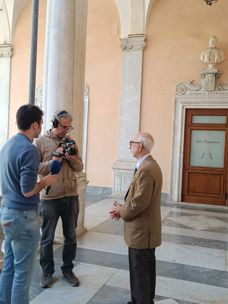 Salone di Rappresentanza Palazzo Tursi Intervista Ronzitti 1