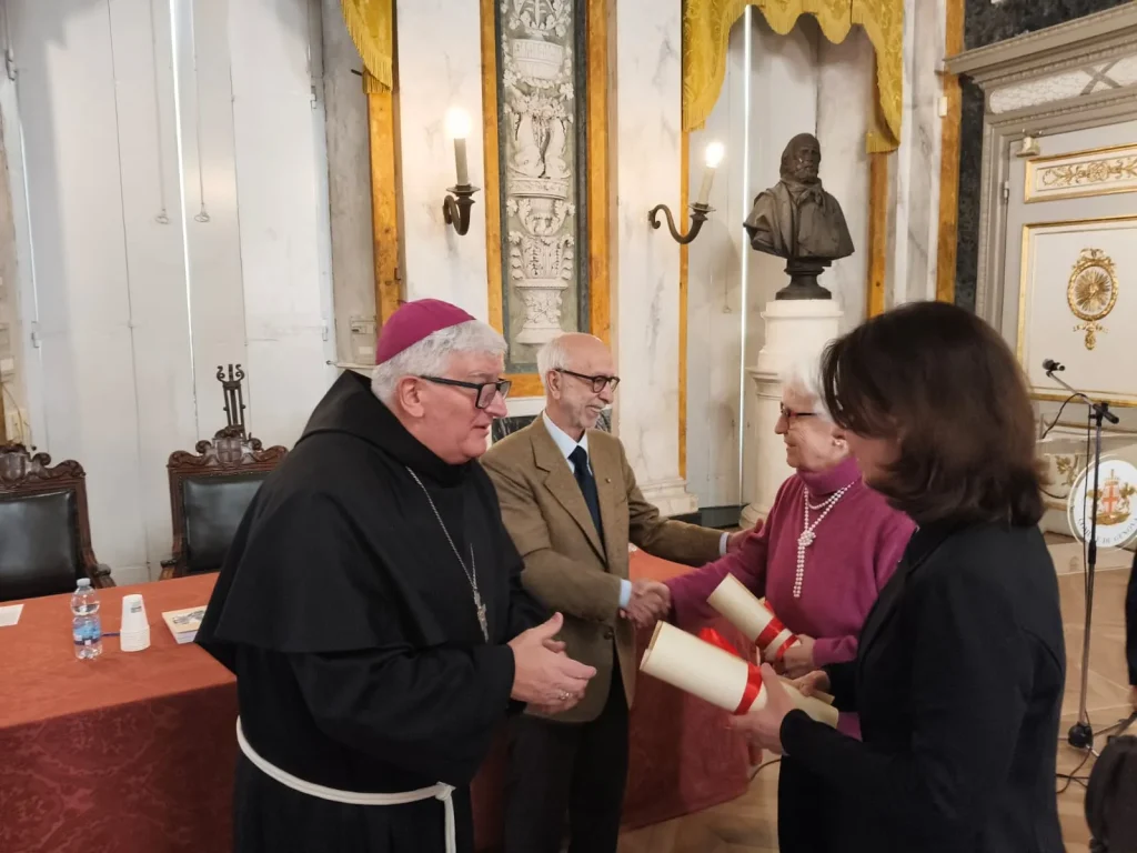 Salone di Rappresentanza Palazzo Tursi Presidente Ilsrec Ronzitti Arcivescovo di Genova Tasca